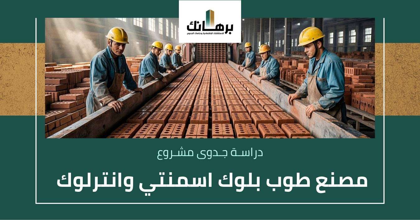 دراسة جدوى مصنع طوب بلوك اسمنتي وانترلوك