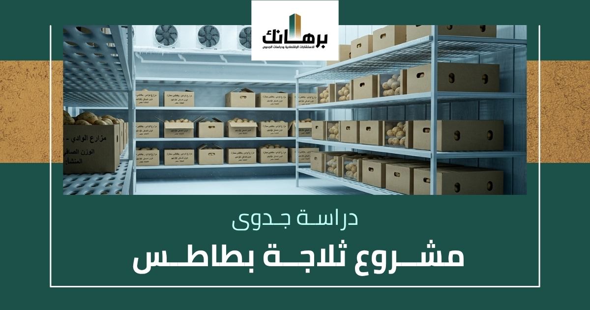 دراسة جدوى مشروع ثلاجة بطاطس