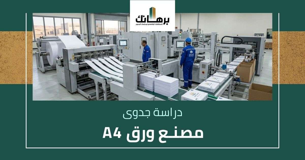 دراسة جدوى مصنع ورق a4