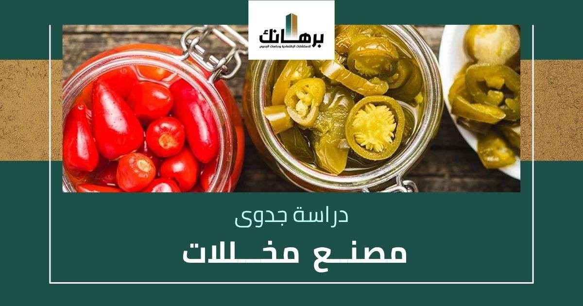 دراسة جدوى مصنع مخللات