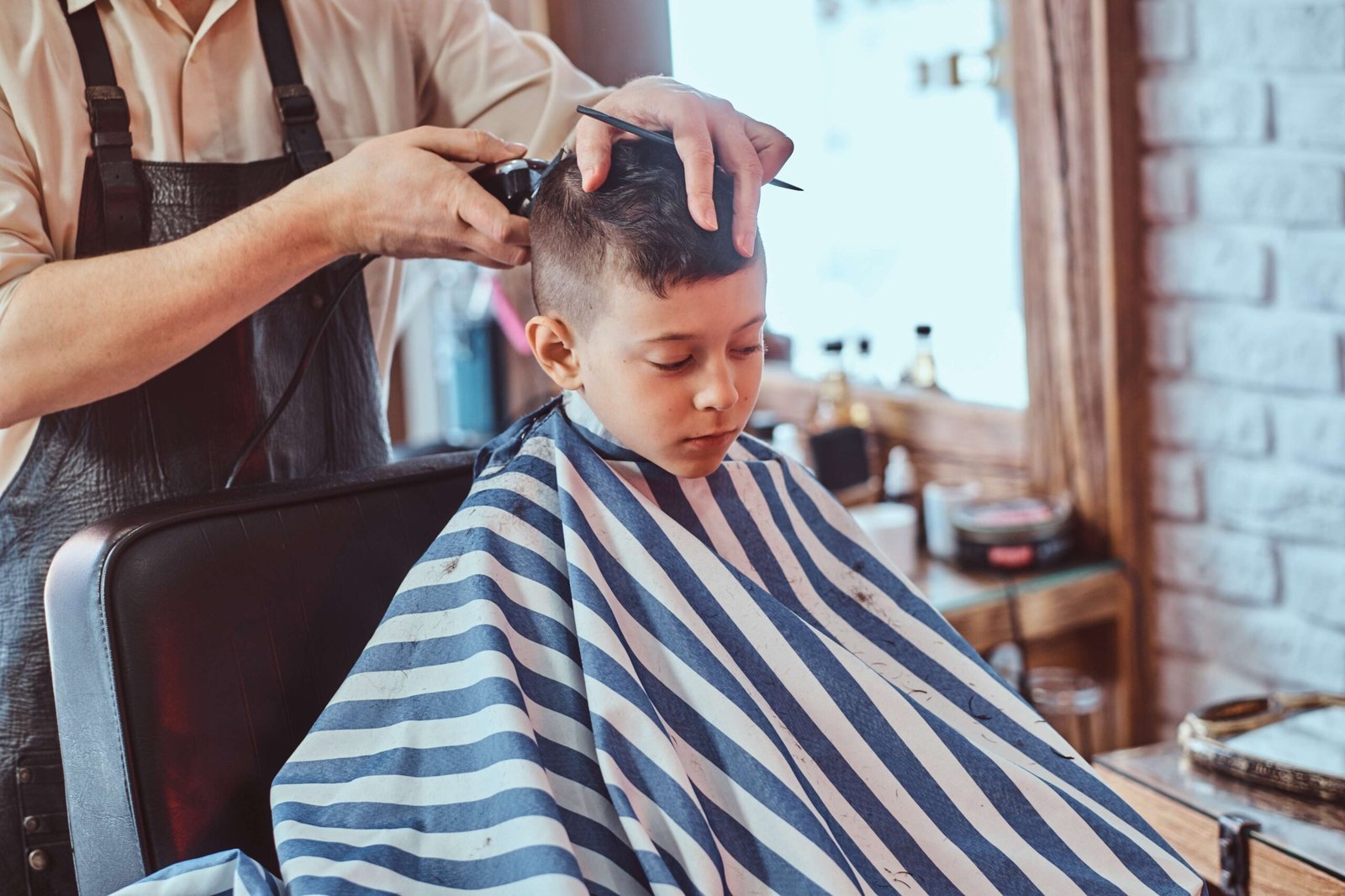دراسة جدوى حلاق اطفال