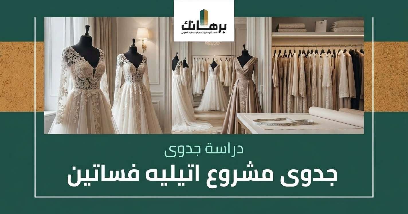 دراسة جدوى مشروع اتيليه فساتين