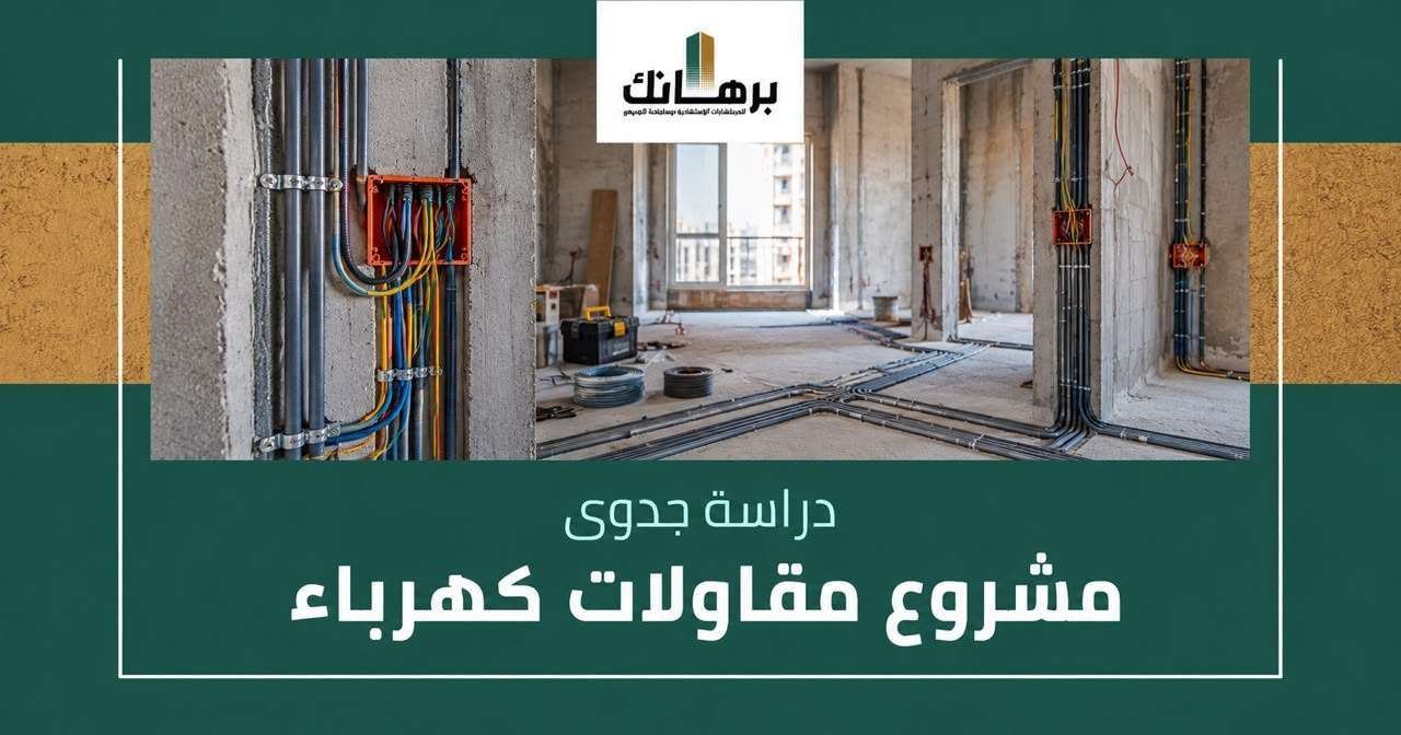 دراسة جدوى مشروع مقاولات كهرباء